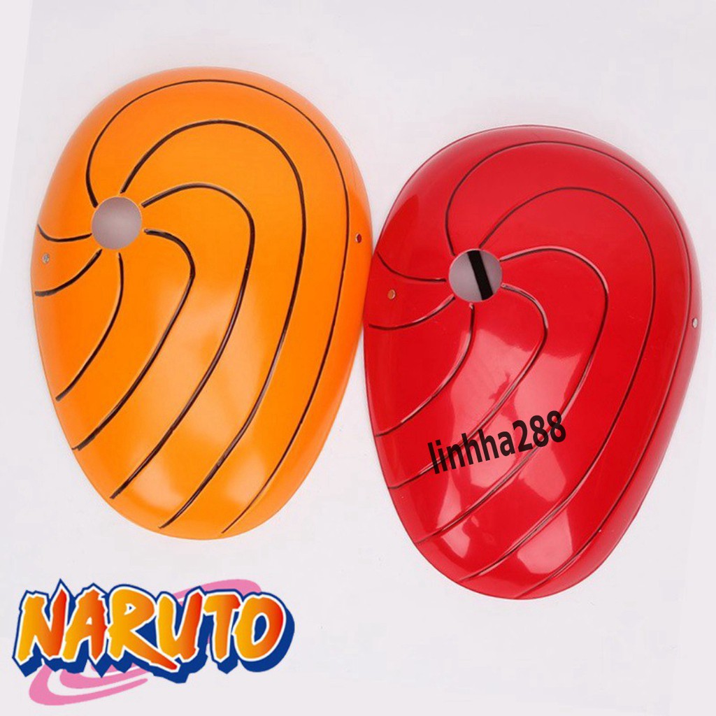 Tobi Obito Mask - อะนิเมะนารูโตะ -Naruto Uchiha Mask (ชิ้นเดียว)
