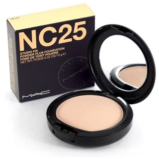 MAC Studio Fix Powder Plus Foundation 15g แป้งเเท้ ส.ค.บ