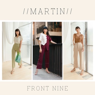 Martin Trousers กางเกงขาม้า เย็บเดินเส้น