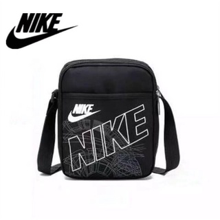 NIKE พร้อมส่งกระเป๋าสะพายข้างกระเป๋าแฟชั่น NO =E