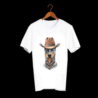 เสื้อลายหมา DDB003 doberman เสื้อยืด เสื้อยืดลายหมา เสื้อยืดสกรีนลายหมา