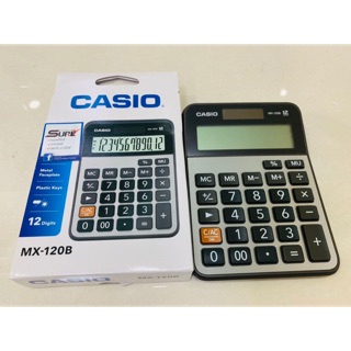 เครื่องคิดเลข Casio MX-120B ของเเท้ชัวร์จร้า ประกัน2ปี จาก CMG 12หลัก คาสิโอ จอLCD อุปกรณ์สำนักงาน เครื่องคิดเลขตั้งโต๊ะ