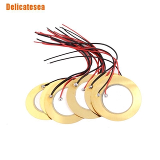 ( Delicatesea ) 10 ชิ้น 35 มม. เซนเซอร์กลองทริกเกอร์ Piezo Elements Buzzer ทองแดง