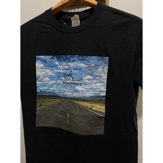 เสื้อยืดผ้าฝ้ายพิมพ์ลายแฟชั่นเสื้อวงมือสอง MARK KNOPFLER DOWN THE ROAD WHEREVER TOUR 2019 Size S มือ2