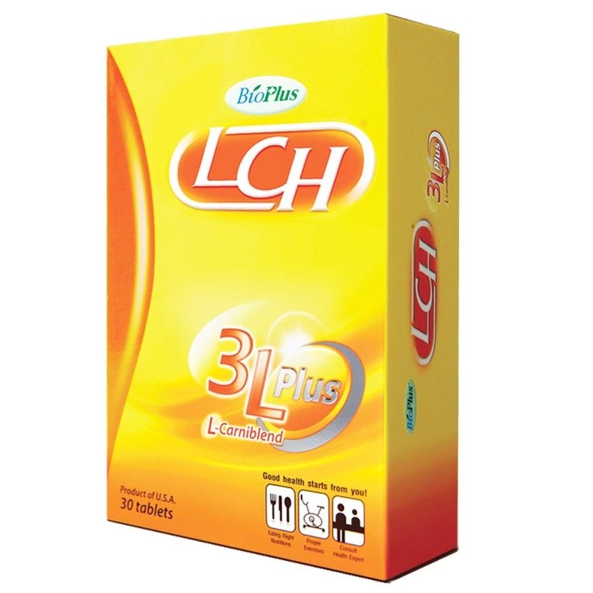 BioPlus LCH 3L Plus L-Carniblend 30เม็ด/กล่อง (1กล่อง)