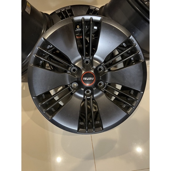 (ส่งฟรี‼️)แม็กอีซูซุ 2020 ขอบ 18” สีดำด้าน   แม็ก Isuzu เป็นแม็กถอดจากรถป้ายแดง ไม่เคยใช้งาน