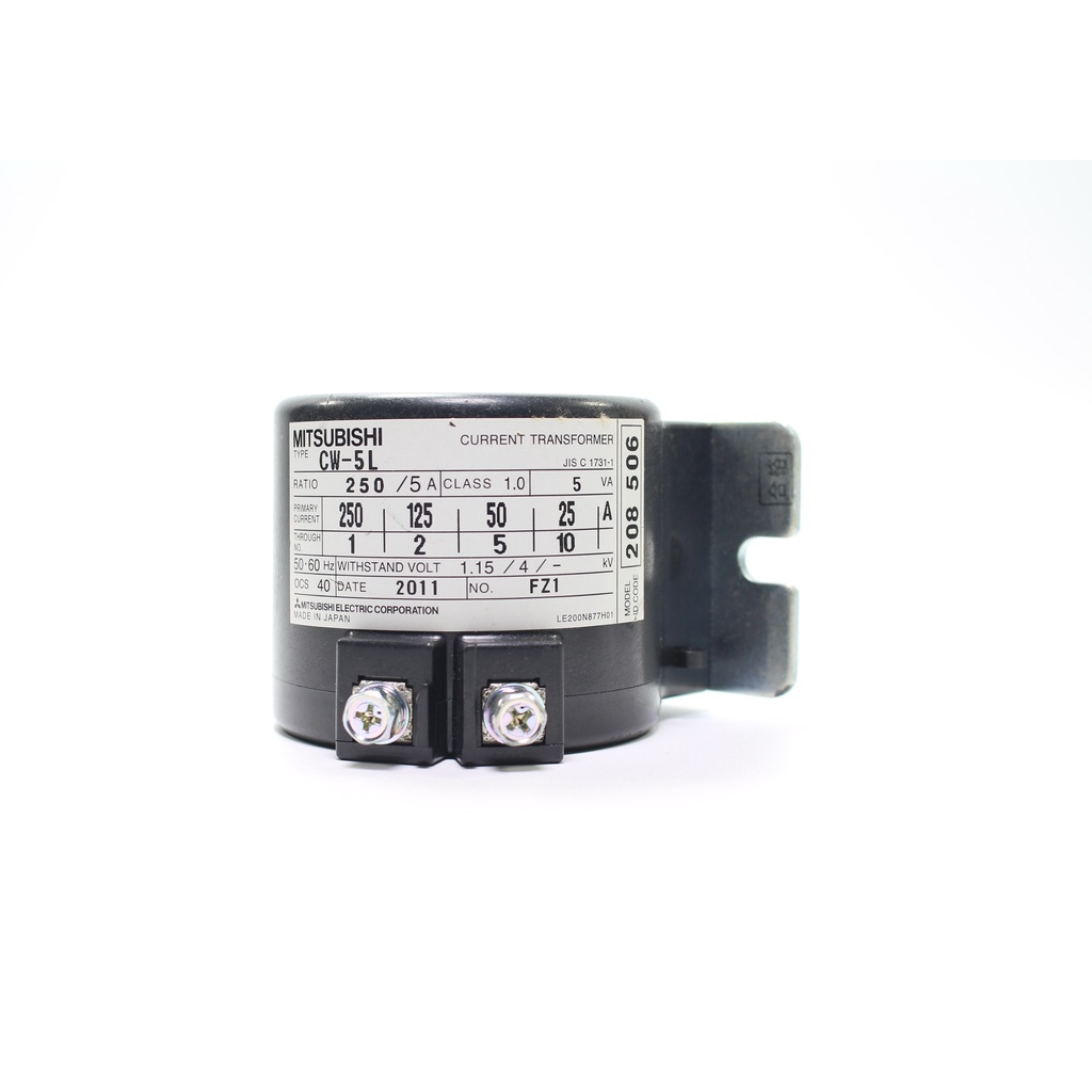 CW-5L CURRENT TRANSFORMER MITSUBISHI CW-5L 250/5A MITSUBISHI CT CW-5L 250/5A