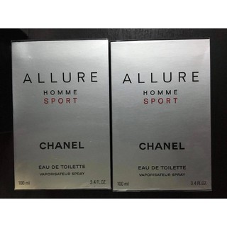 Chanel Allure sport edt 100ml กล่องซีล