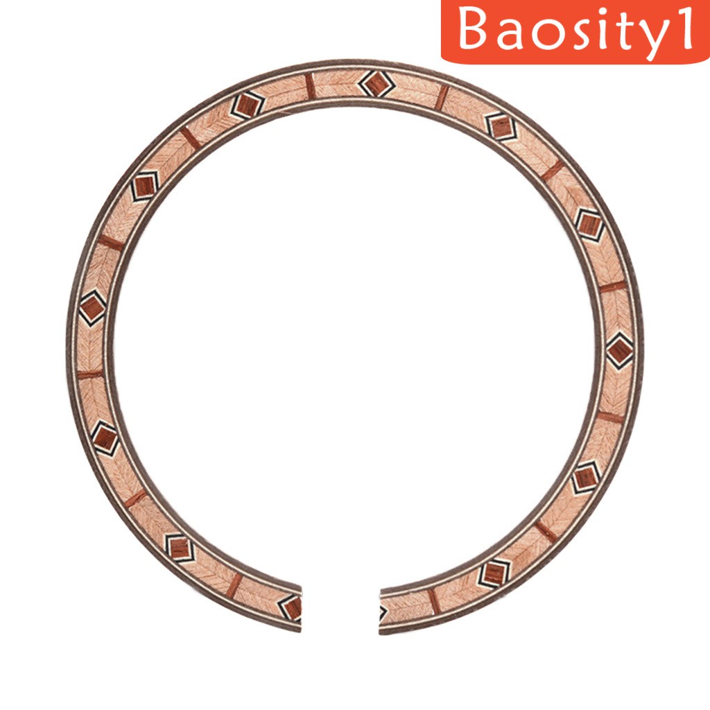 [BAOSITY1] สติกเกอร์รูเสียงกีตาร์อะคูสติก สําหรับกีตาร์อะคูสติก สีกาแฟ