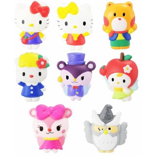 RARE 2006 100% แท้ BANDAI Gashapon Magnet Hello Kitty Japan Imported กาชาปอง คิตตี้ แมกเนต แม่เหล็ก 8 ชิ้น Set of 8