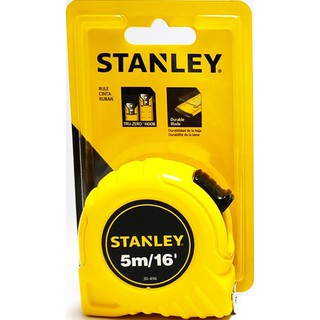 ตลับเมตร STANLEY  5 เมตร / 16 ฟุต  รุ่น  30-496  (แท้100%)