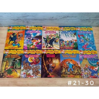 (New)Geronimo Stilton : 21-30 bookset ปกอ่อน ภาพสีทั้งเล่ม