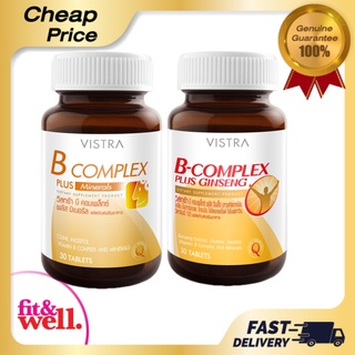 VISTRA B Complex Plus Minerals วิตามินรวม สูตร MineralหรือสูตรGinseng