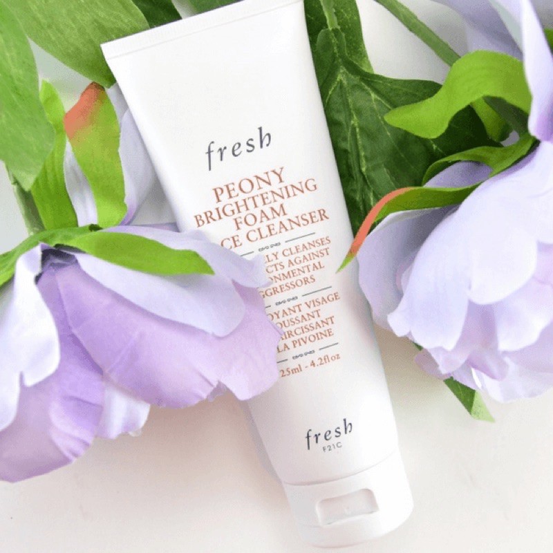 peony brightening foam face cleanser