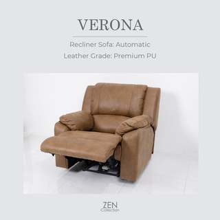 ZEN Collection VERONA Recliner Sofa - Single Seat