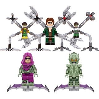 ของเล่นฟิกเกอร์ Doctor Octopus Spider-Man NWH Sandman ขนาดเล็ก