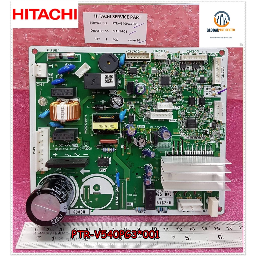 ขายอะไหล่ของแท้/เมนบอร์ดตู้เย็นฮิตาชิ/HITACHI/PCB MAIN/PTR-V540PG3*001