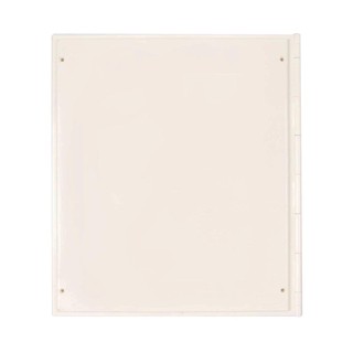 แผงพลาสติก PVC 12X14 นิ้ว สีขาว แผงไฟฟ้า จับอุปกรณ์ไฟฟ้า ส่งฟรี