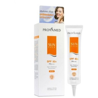 PROVAMED Sun Face SPF50+ PA+++ Beige 10ml. โปรวาเมด ซัน เฟส เอสพีเอฟ 50 สีเบจ