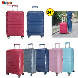 BigBagsThailand กระเป๋าเดินทาง Romar Polo 24 นิ้ว ระบบรหัสล๊อค TSA 4 ล้อคู่ หมุนรอบ 360° Polypropylene รุ่น RI1624 new a