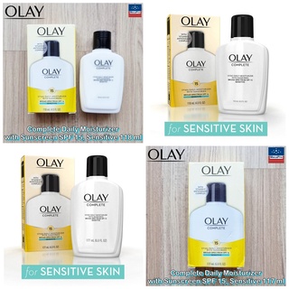 Olay® Complete Daily Moisturizer with Sunscreen SPF 15, Sensitive โอเลย์ โลชั่น กันแดด มอยส์เจอไรเซอร์ ผิวแพ้ง่าย