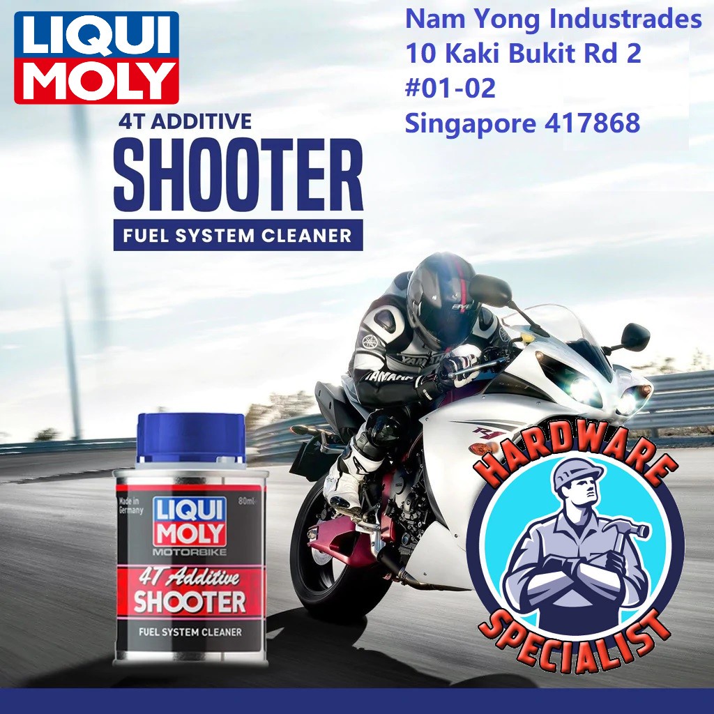 Liqui Moly Moterbike 4T Additive Shooter น้ํายาทําความสะอาดระบบเชื้อเพลิง 80ml