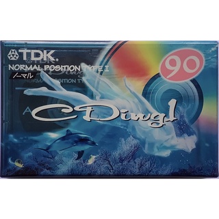 Blank Cassette Tape เทปคาสเซ็ตเปล่าวินเทจ TDK CDing-1 90 นาที Normal Position Type I ซีล เทปเปล่า