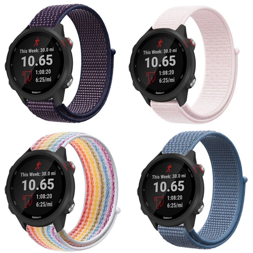 Cinturino in silicone per Garmin Forerunner 245M, Vivoactive 3