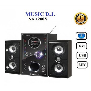 ลำโพง Music D.J. (SA-1200S) + BLUETOOTH, FM,USB 2.1 CH.