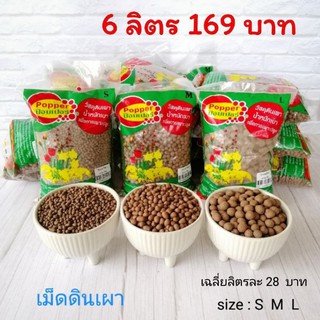 เม็ดดินเผา  popper หินสี