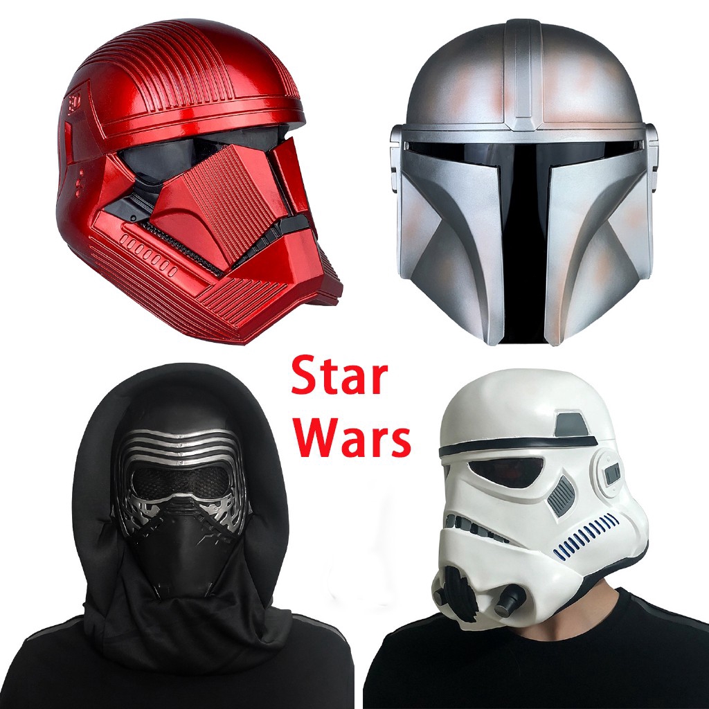 หน ากากหมวกก นน อก Pvc ลาย Star Wars หน ากากน กแสดง Storm Trooper น กรบ Jedi หมวกน รภ ย คอสเพลย ปาร ต พร อบการแสดง Shopee Thailand