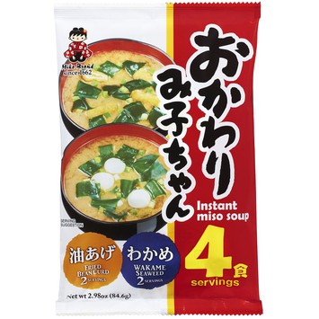 Instant miso soup ผงซุปมิโสะ กึ่งสำเร็จรูป 75.4g.-76g. ซุปมิโสะ ซุปจากญี่ปุ่น (มี 2 แบบให้เลือก)