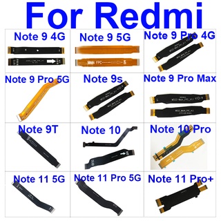 เมนบอร์ดสายเคเบิลอ่อน อะไหล่ซ่อมแซม สําหรับ Xiaomi Redmi Note 9 10 11 Pro Plus Max Note 9T 9S 4G 5G