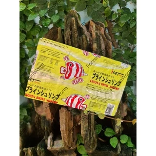 ไรแดงทะเลแช่แข็ง ipat(ไอแพท) แบบแพ็ค แถมฟรีถุงเจลน้ำแข็ง!! อาหารปลาสัตว์น้ำแรกเกิดทุกชนิด