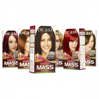 DCASH Master Mass color cream 50ml. ดีแคช มาสเตอร์ แมส คัลเลอร์ครีมเปลี่ยนสีผมมีให้เลือกหลายสี