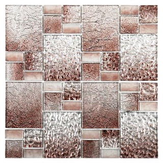[พร้อมส่ง] HomeDoDee โมเสคแก้ว 30X30 ซม. แอททีค เมทัล ทู โมเสค กระเบื้องโมเสค โมเสคแก้ว