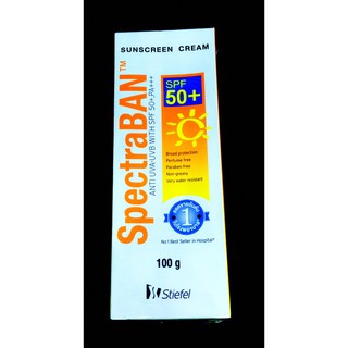 SpectraBan Anti UVA-UVB Sunscreen Cream SPF50+ PA+++ 100g