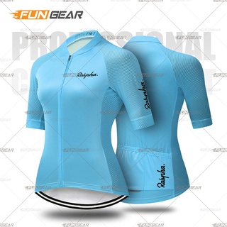 เสื้อปั่นจักรยาน Women Bike Clothing Lady Cycling Clothing Road Bike Jersey Summer Women Short Sleeve Shirt Female Bicycle Wear