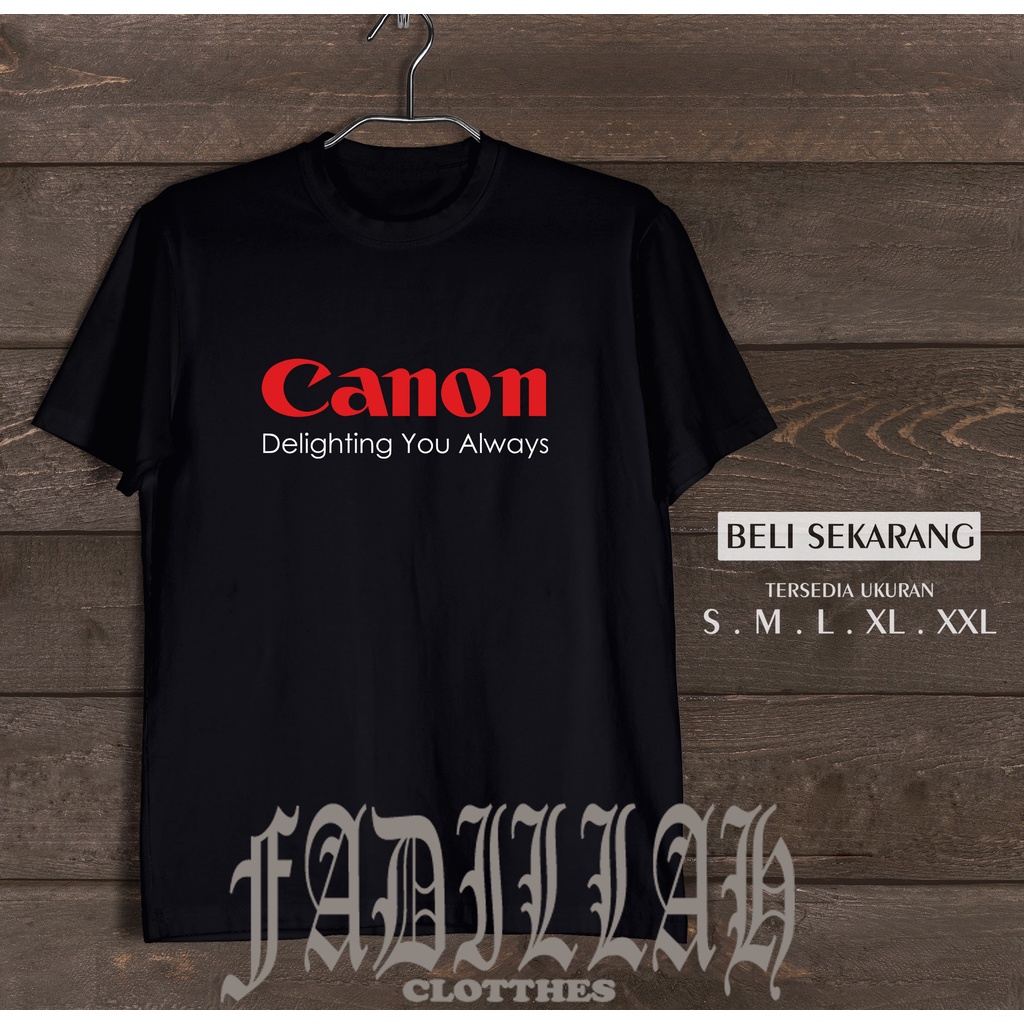 CANON DELIGHTING YOU ALWAYS เสื้อยืด COMPANY