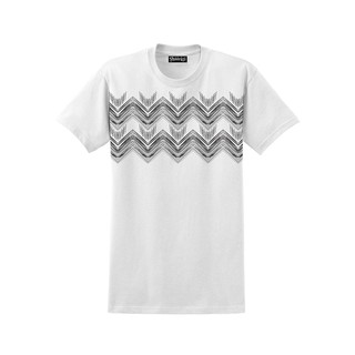 ZIG White T-shirt เสื้อยืดสกรีนลายกราฟฟิคเท่ๆ ซักไม่ซีด ไม่หด ไม่ย้วย ผ้าดีมาก เสื้อยืดสีขาว