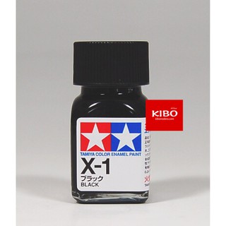 สีสูตรอีนาเมล TAMIYA X-1 black (10 Ml)