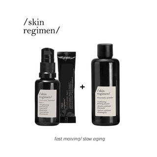 SKIN REGIMEN 15.0 VIT C BOOSTER 25ml.&amp; ENZYMATIC POWDER 55g