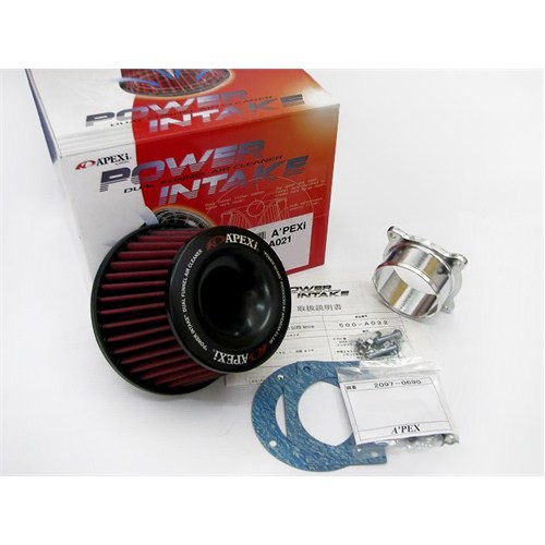 Apexi รถ Intake Flow Reloaded Air Apexi Air Filter C/W 76 มม.อะแดปเตอร์ 3 นิ้ว Apex กรอง Kn กรอง