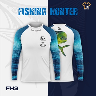 เสื้อแขนยาว FH3 เสื้อผ้าไมรโครใส่สบาย เสื้อตกปลา ทำกิจกรรมต่างๆ