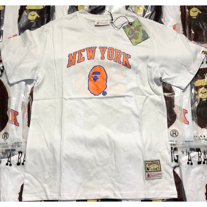 Bk0M เสื้อยืดแขนสั้นผ้าฝ้ายพิมพ์ลาย Bape 42 ทุก