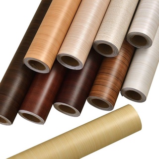 Aceking Wallpaper PVC Matte Wood Grain Design Wallpaper Waterproof Homedecor 10metersby45cm