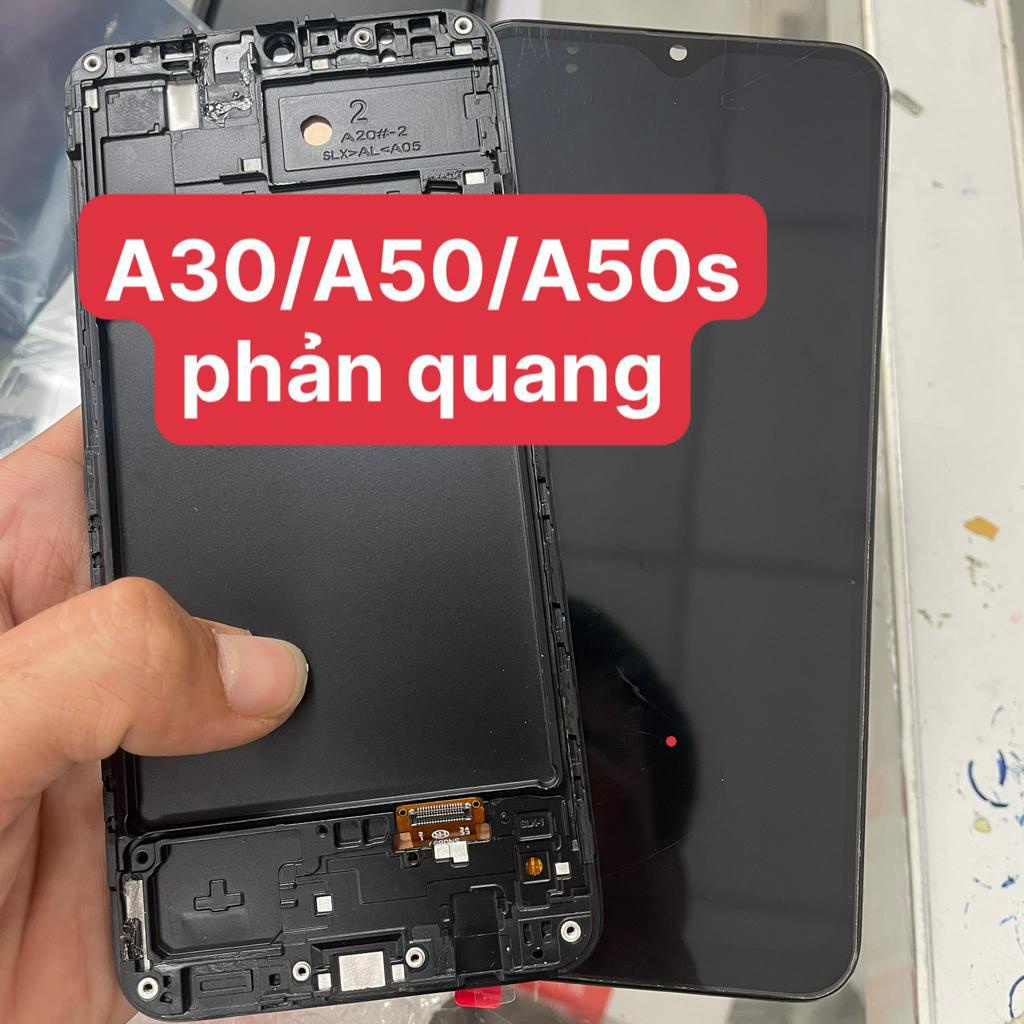 หน้าจอไร้กรอบ Samsung A30 / A50 / A50S (สะท้อนแสง / Oled / ยี่ห้อ Zinc)