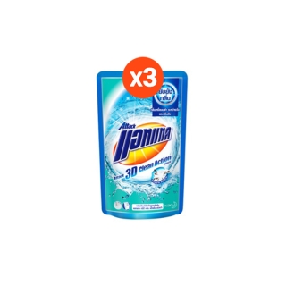 [แพ็ค3] แอทแทค 3D คลีน แอ็คชั่น น้ำยาซักผ้าสูตรเข้มข้น 770ml Attack 3D Clean Action Liquid Laundry Detergent 770ml