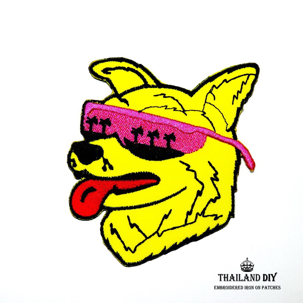 ตัวรีดติดเสื้อ งานปัก สุนัข หมา น่ารัก ชิวาว่า ชีวาวา Chihuahua Dog wop Patch DIY ตัวรีด อาร์ม ตัวรีดเสื้อ สัตว์เลี้ยง