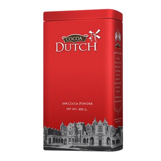 DUTCH 100% Cocoa Powder ดัชท์ โกโก้ผง 100% สำเร็จรูปชนิดผง 400g